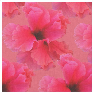 Rosa tyg för blom- tryck för hibiskus