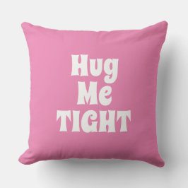 rosa typography coola lustig söt retro kudde