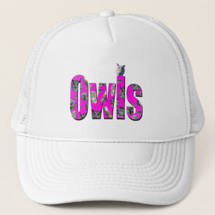 Rosa Uggla Dimensional Bild Logotyp Keps