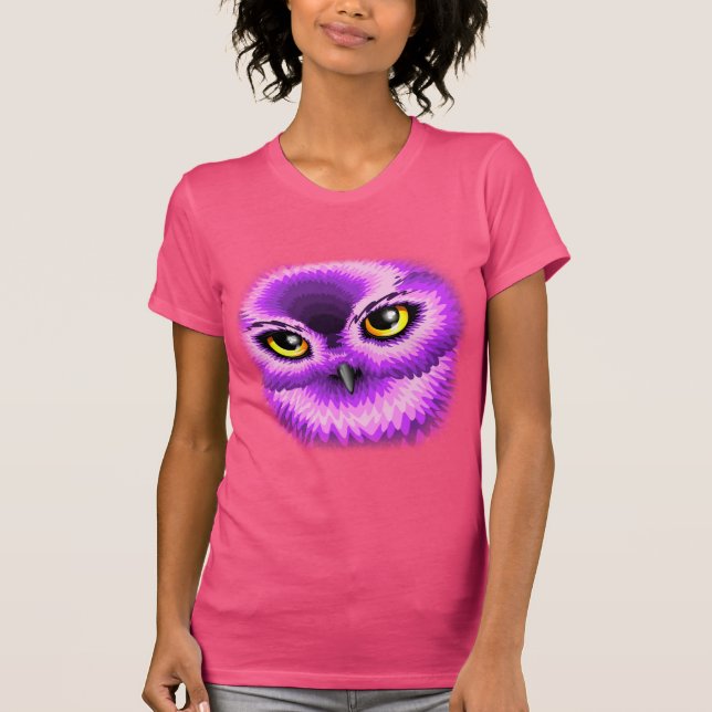 Rosa ugglaögon t-shirt (Framsida)