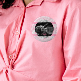 Rosa Ultrasound Baby Shower Knapp