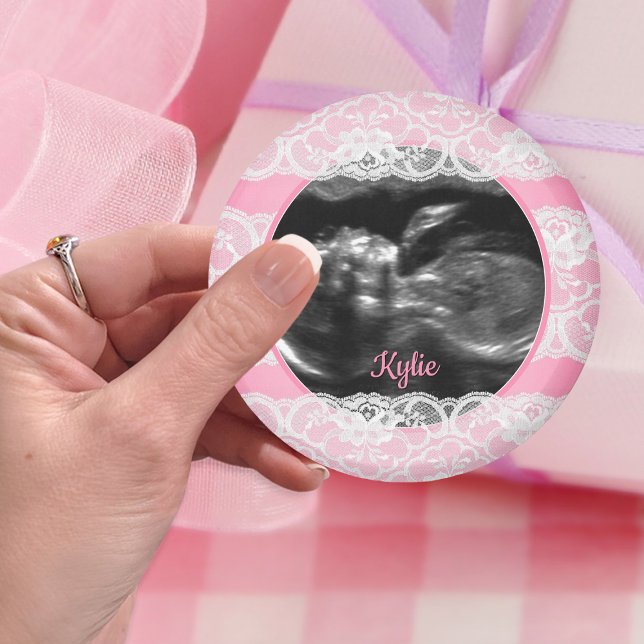 Rosa Ultrasound Magnet (Skapare uppladdad)