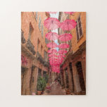 Rosa Umbrellas i Grasse Fransk Riviera i Frankrike Pussel<br><div class="desc">Rosa Umbrellas i Grasse Fransk Riviera i Frankrike-pussel</div>