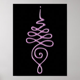 Rosa Unalome Poster