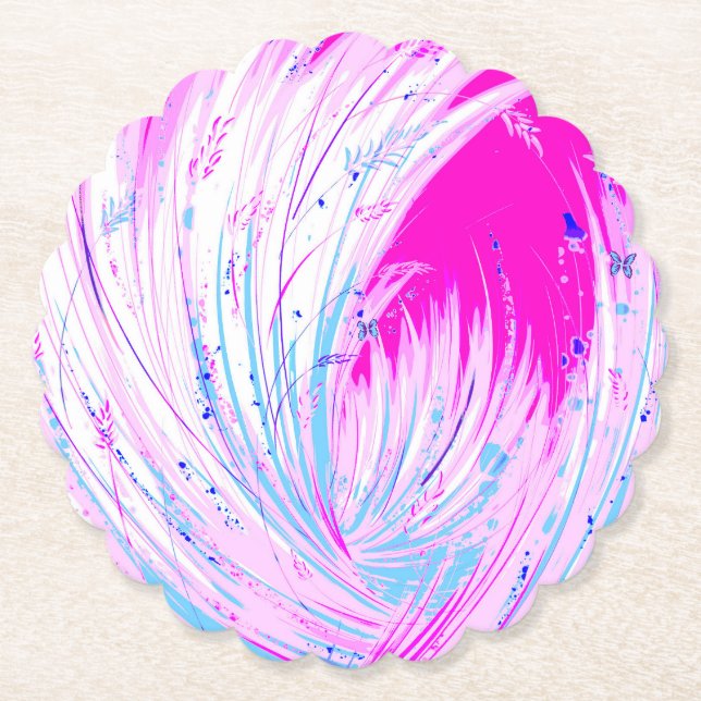 rosa underlägg papper (Framsida)