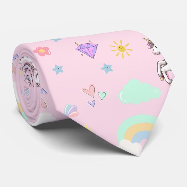 Rosa Unicorn Magic princess Girly-barn Slips (Rullad)