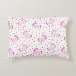 Rosa Unicorn Polka dots Magic Söt Fairytale Prydnadskudde<br><div class="desc">Sötpolka punkt rosa encornkudde för små barndaghem eller sovrum. Detta är en komplementär till andra mönster i denna samling. Blanda och matcha för ett sött daghemligt enmajstema.</div>