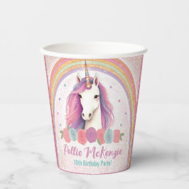 Rosa Unicorn, Ro & Rainbow Födelsedagsfest