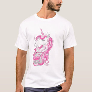 Rosa Unicorn T Shirt
