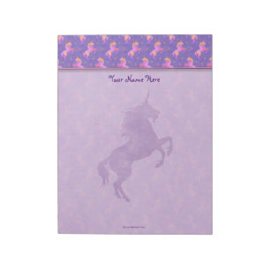 Rosa Unicorns Anteckningsblock