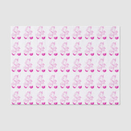 Rosa Unicornsilkespapperpapper