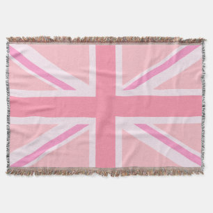 Rosa Union Jack/Flagga Mysfilt