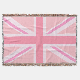 Rosa Union Jack/Flagga Mysfilt