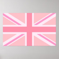 Rosa Union Jack/Flagga
