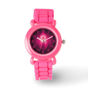 Rosa Unitarian Universalism flammande schalis Armbandsur