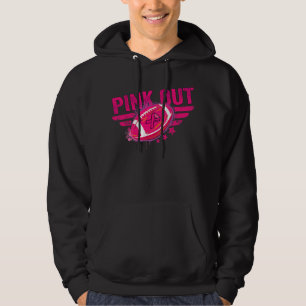 Rosa ut Breast Cancer Awareness Football Breast C Hoodie