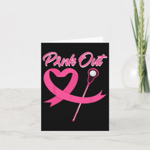 Rosa ut Bröstcancer Blodkärl rosa med Laktor Kort