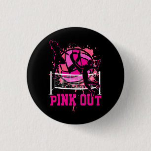 Rosa ut Bump Set Spike Volleyball Breast Cancer A Knapp