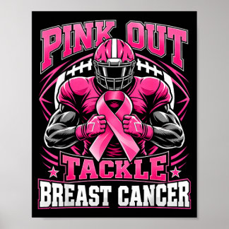 Rosa ut tackla bröstcancer medvetenhet amerikansk poster