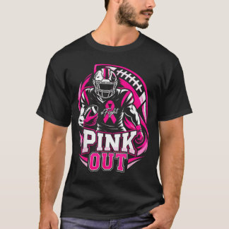 Rosa ut tackle bröstcancer medvetenhet amerikansk t shirt