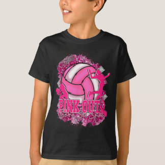 Rosa ut Volleybyll Rosa Ribbon Breast Cancer Awar T Shirt