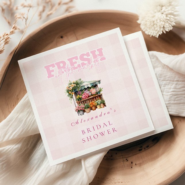 Rosa utanför Möhippan på marknaden Pappersservett (Skapare uppladdad)