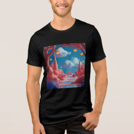 Rosa utomskärldsvärld t shirt
