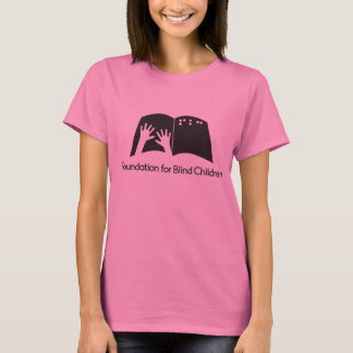 Rosa utslagsplats för damer med FBC-logotypen T-shirt