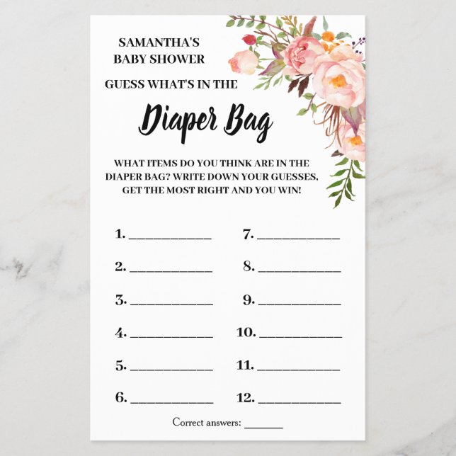 Rosa Vad är det som finns i papperskorgskorgen? Flygblad (Framsidan)