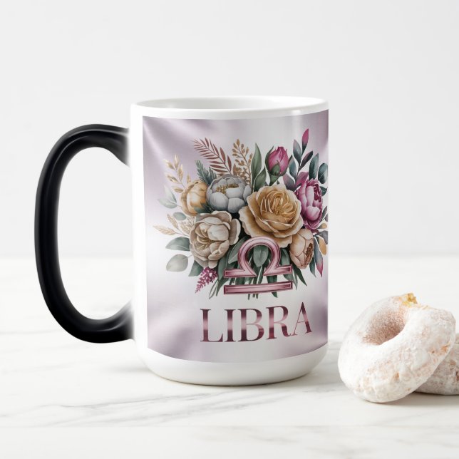 Rosa Vågen Glyph Lavendel Föränderlig Mugg (Med munk)