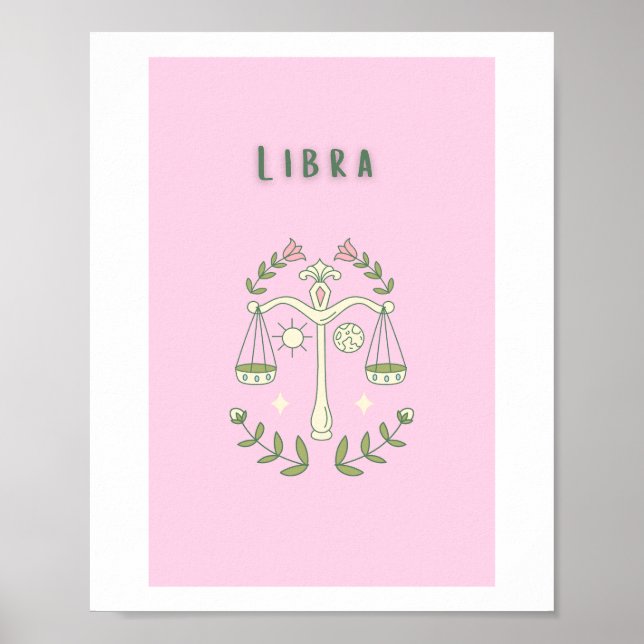 Rosa Vågen, stjärntecken, stjärnbild  Poster (Framsidan)