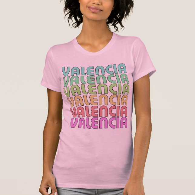 Rosa Valencia Valencia T-shirt (Framsida)