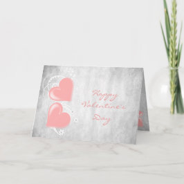 Rosa Valentine Hearets Greeting Card Kort