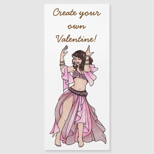 Rosa Valentines Belly Dancer (Framsida)