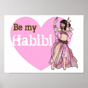 Rosa Valentines Belly Dancer Poster
