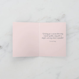 Rosa Vanagon Viktkort för högtider Helgkort