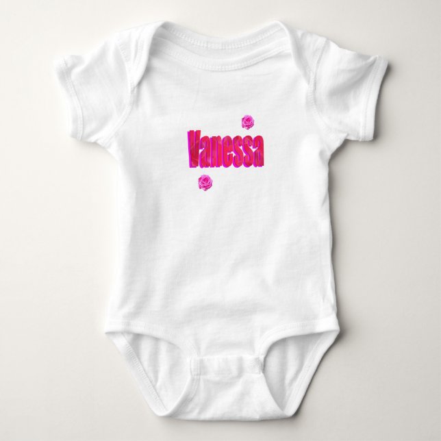 Rosa Vanessa namn, T Shirt (Framsida)