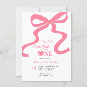 Rosa vår älskling gör en inbjudningar