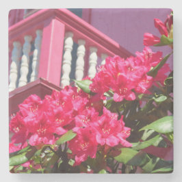 Rosa Vår Balcony - Martha's Vineyard Stenunderlägg