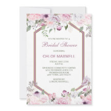 Rosa Vår Blommar Hexagon Ram Möhippa