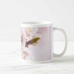 Rosa vår blommar kaffemugg