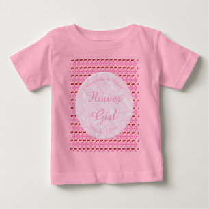 Rosa Vår bröllop Cherry blommar och körsbär T Shirt