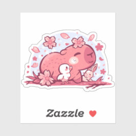 Rosa Vår Vänner Klistermärken