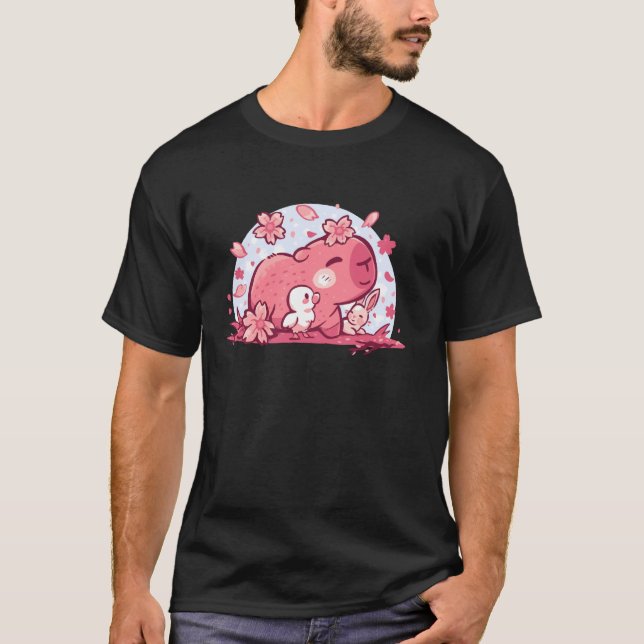 Rosa Vår Vänner T Shirt (Framsida)