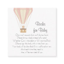 Rosa varmluftsballonger Böcker för bebisar