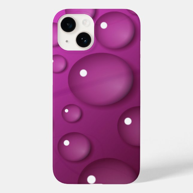 Rosa Vatten Drop Background (Baksida)