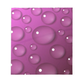 Rosa Vatten Drop Background Anteckningsblock