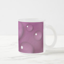 Rosa Vatten Drop Background Frostad Glasmugg