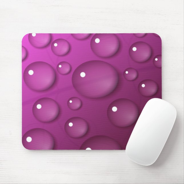 Rosa Vatten Drop Background Musmatta (Med mus)
