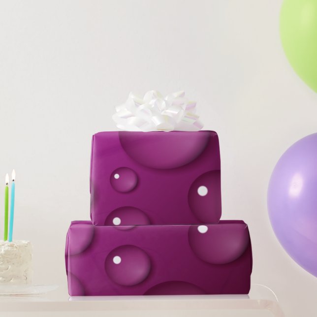 Rosa Vatten Drop Background Presentpapper (Festgåvor)